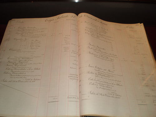 Handwritten ledger Handwritten ledger